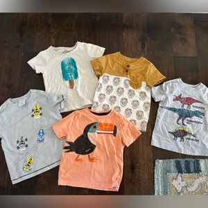 Bundle of five play tee shirts 18 month